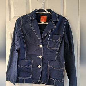 Isaac Mizrahi Tailored Nautical-Inspired Jacket – Size Small